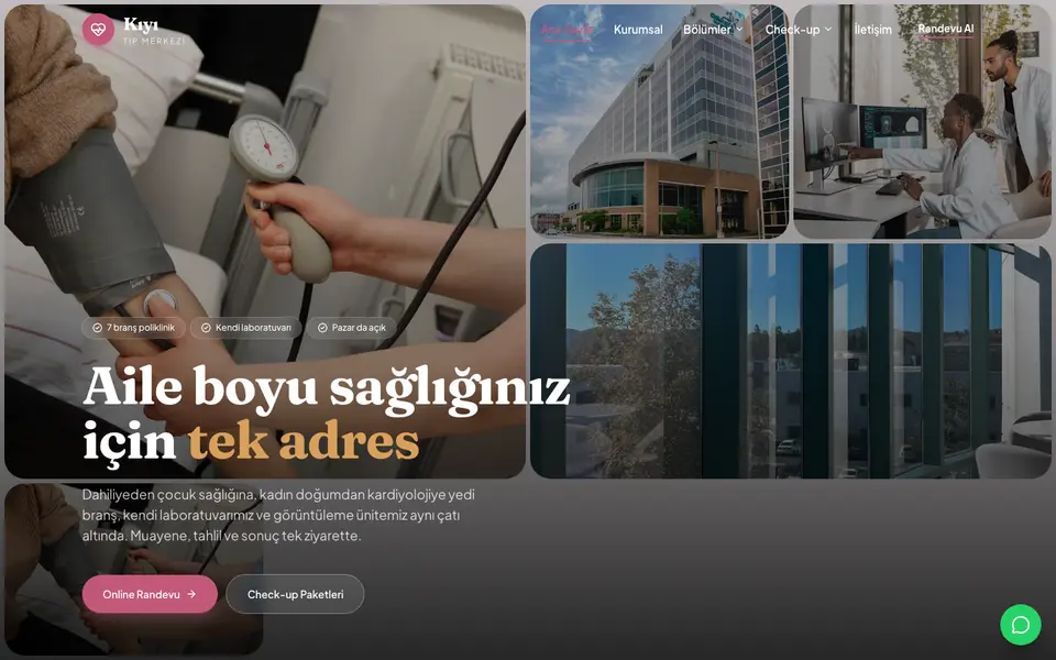 Tıp Merkezi · Bahar şablonu