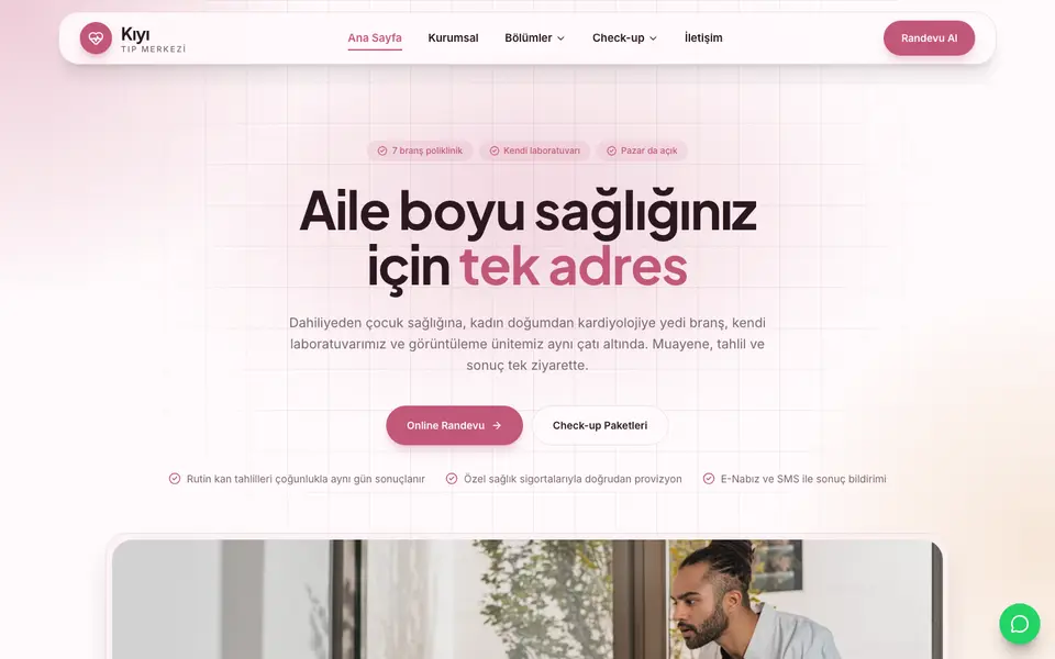 Tıp Merkezi · Kristal şablonu