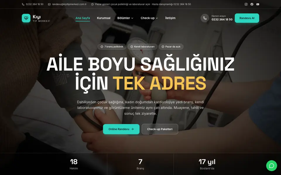 Tıp Merkezi · Sahne şablonu