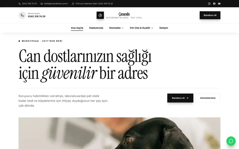 Veteriner Kliniği · Gazete şablonu