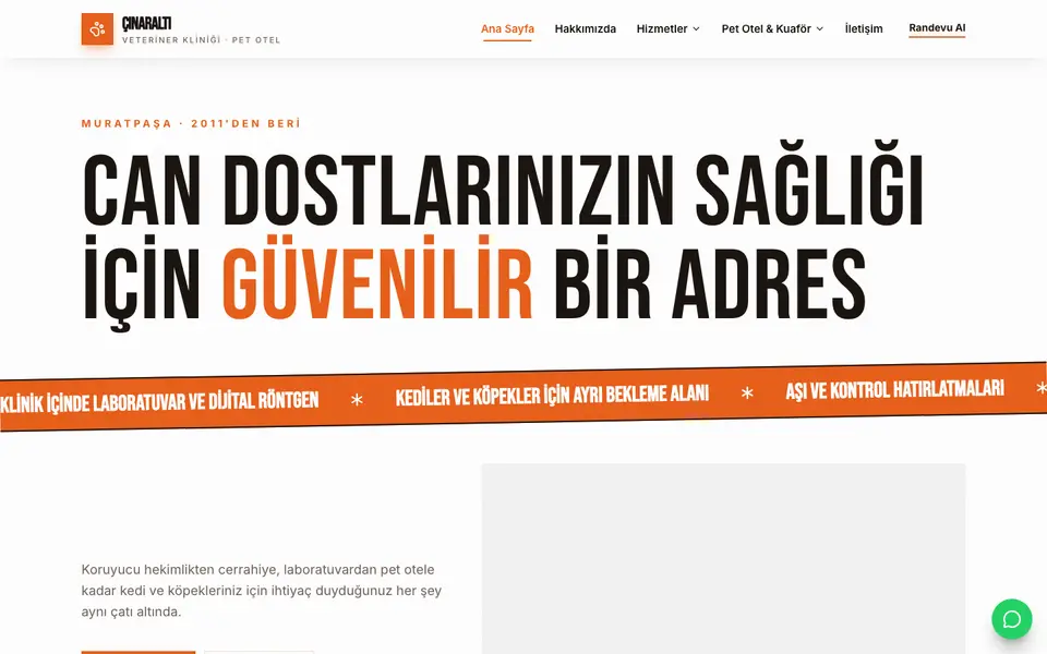 Veteriner Kliniği · Poster şablonu