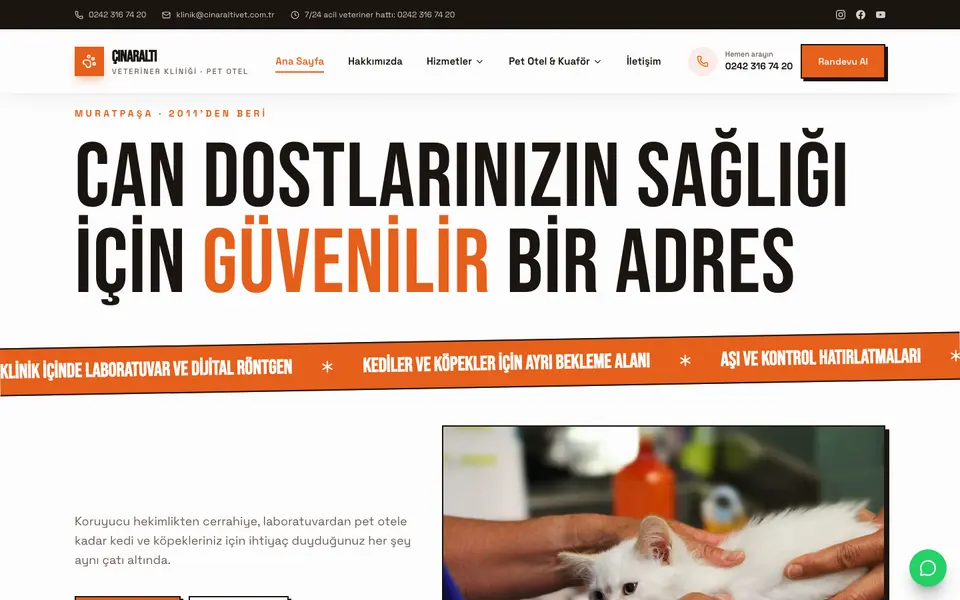 Veteriner Kliniği · Sokak şablonu