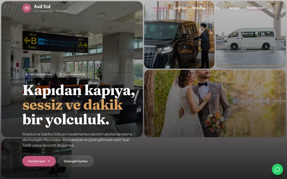VIP Transfer · Bahar şablonu