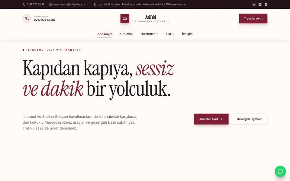 VIP Transfer · Gazete şablonu