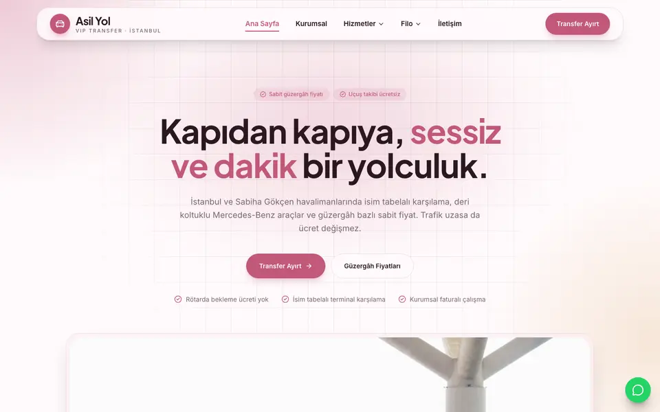 VIP Transfer · Kristal şablonu