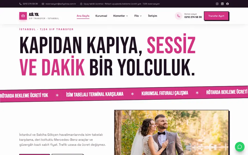 VIP Transfer · Sokak şablonu